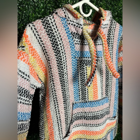 Vintage 90s Earth Ragz Baja Pullover Hoodie - Picture 5 of 7